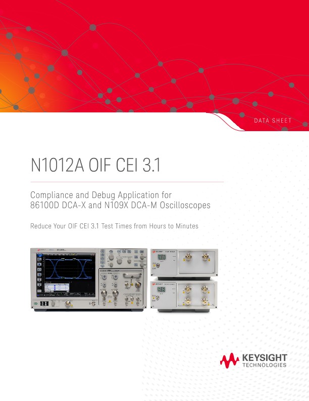 N1012A OIF CEI 3.1