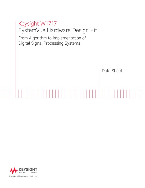 W1717 SystemVue Hardware Design Kit