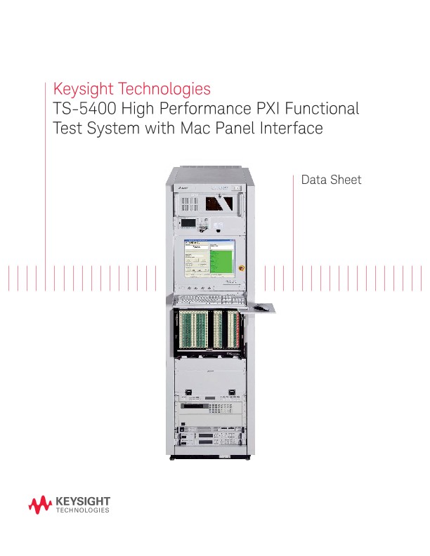 TS-5400 High Performance PXI Functional Test System with Mac Panel Interface