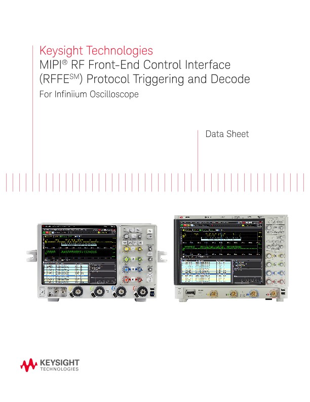 MIPI® RF Front-End Control Interface (RFFESM) Protocol Triggering and Decode