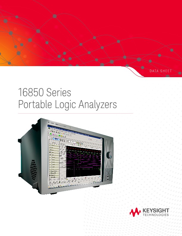 16850 Series Portable Logic Analyzers 