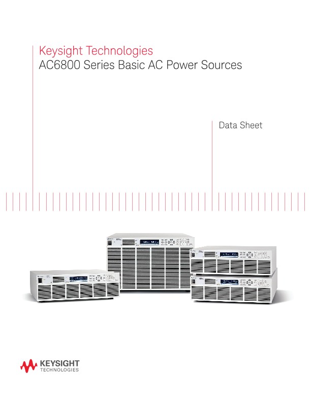 AC6800 Series Basic AC Power Sources