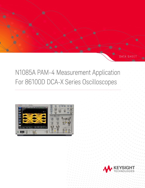 N1085A PAM-4 Measurement Application