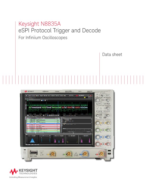 N8835A eSPI Protocol Trigger and Decode