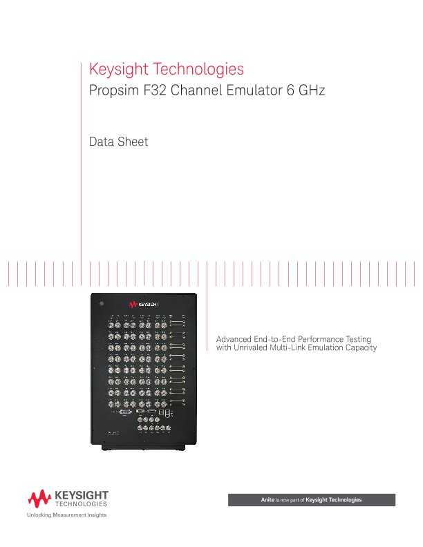 Propsim F32 Channel Emulator 6 GHz