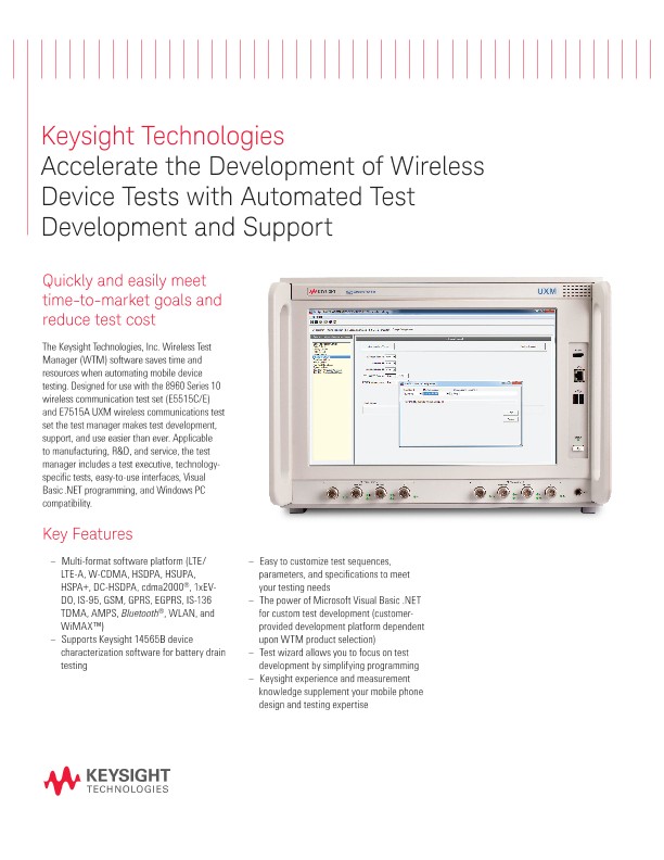 Accelerate the Development of Wireless Device Tests with Automated Test Development and Support