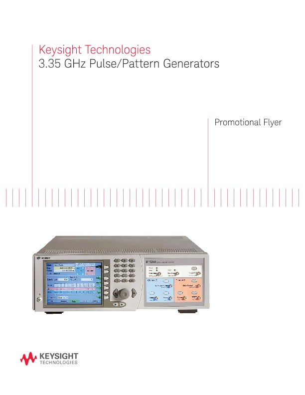 3.35 GHz Pulse/ Pattern Generators