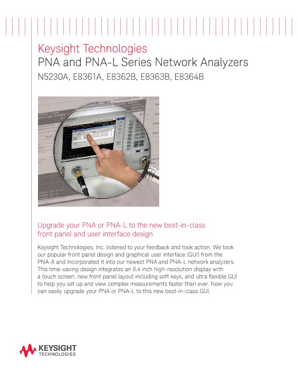 PNA and PNA-L Series Network Analyzers