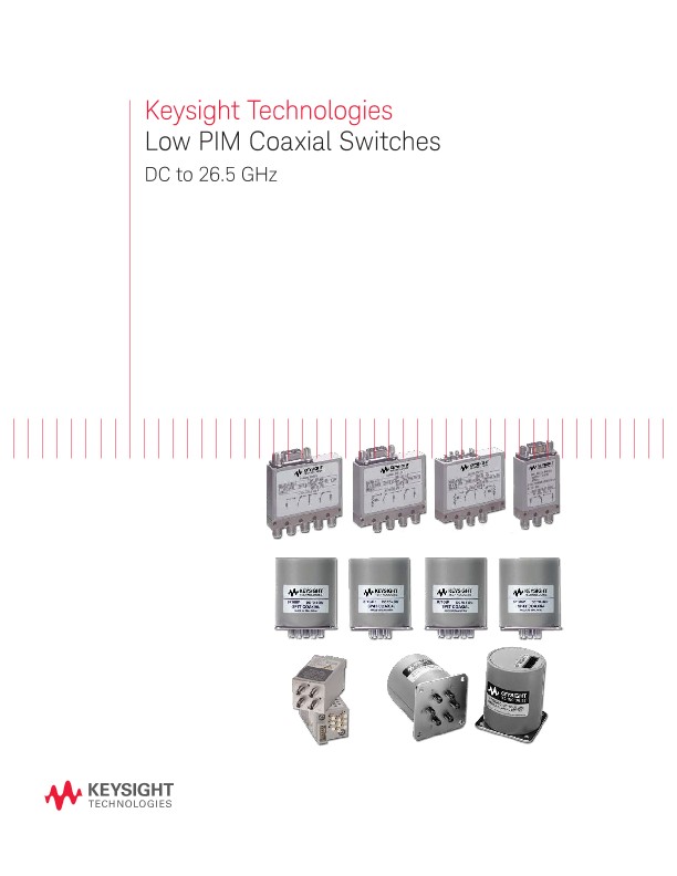 Low PIM Coaxial Switches