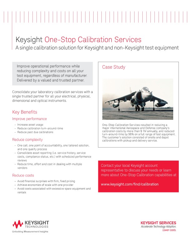 One-Stop Calibration Services 