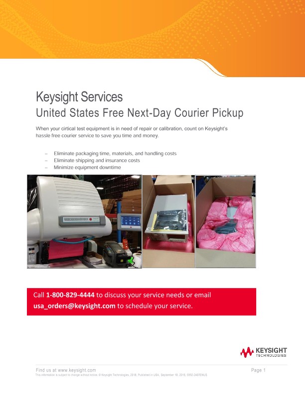 United States Free Next-Day Courier Pickup 