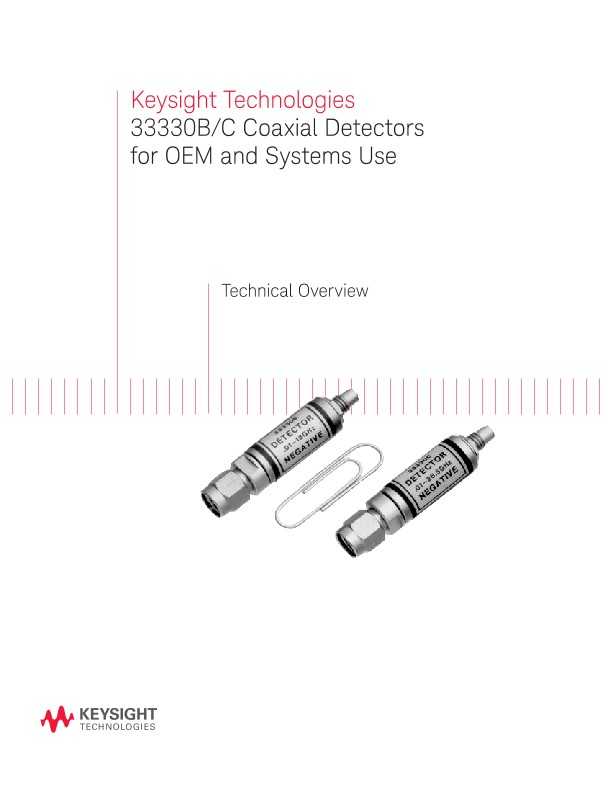 33330B/C Coaxial Detectors for OEM and Systems Use 