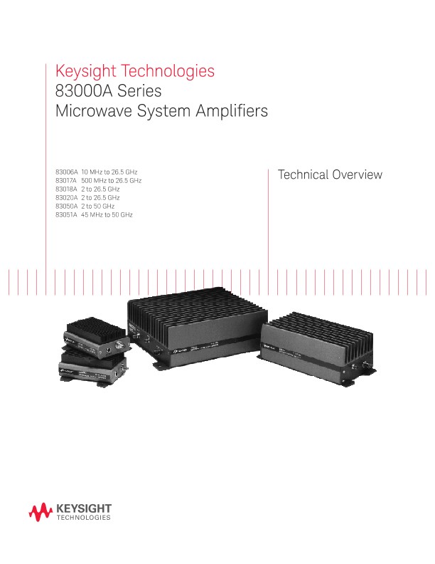 83000A Series Microwave System Amplifiers