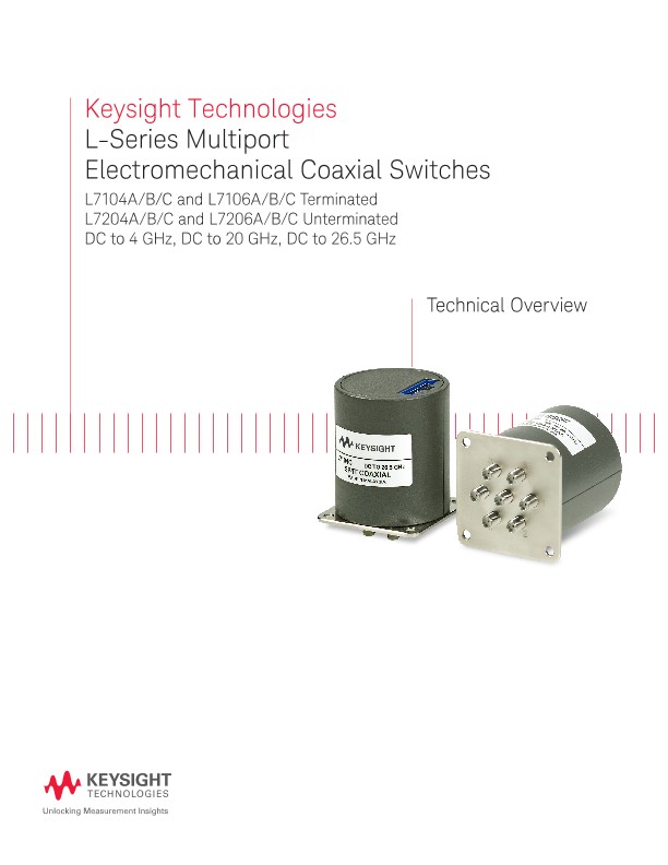 L-Series Multiport Electromechanical Coaxial Switches