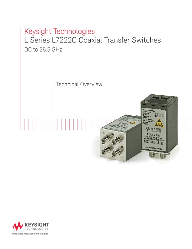 L Series L7222C Coaxial Transfer Switches 