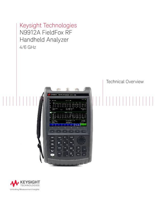N9912A FieldFox RF Handheld Analyzer 4/6 GHz 