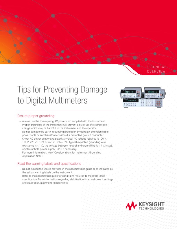 Tips for Preventing Damage to Digital Multimeters 