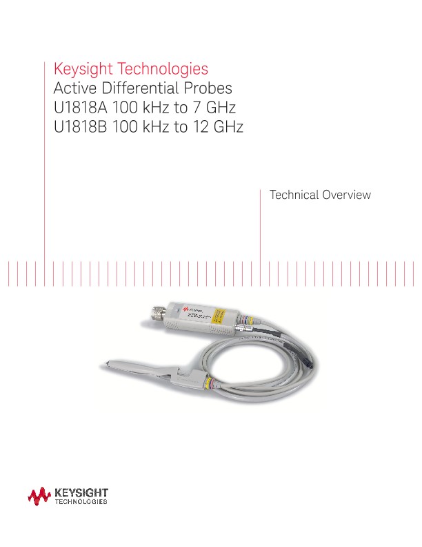 Active Differential Probes U1818A/B