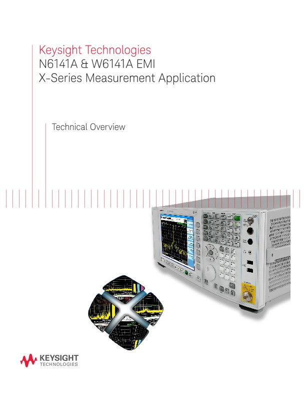 N6141A & W6141A EMI X-Series Measurement Application