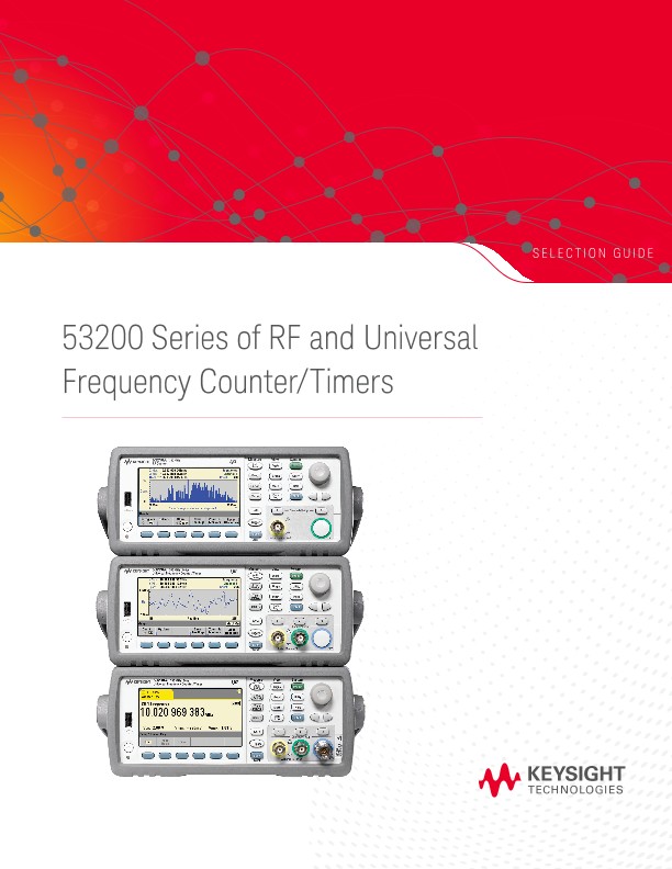 53200 Series of RF and Universal Frequency Counter/Timers