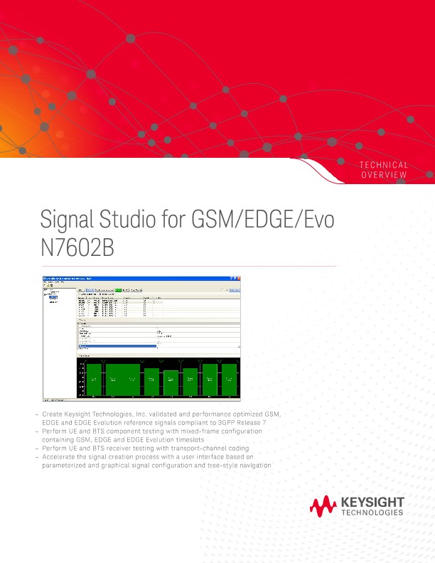 Signal Studio for GSM/EDGE/Evo N7602B