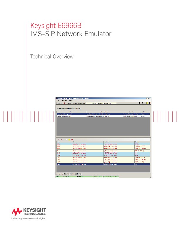 E6966A IMS-SIP Network Emulator