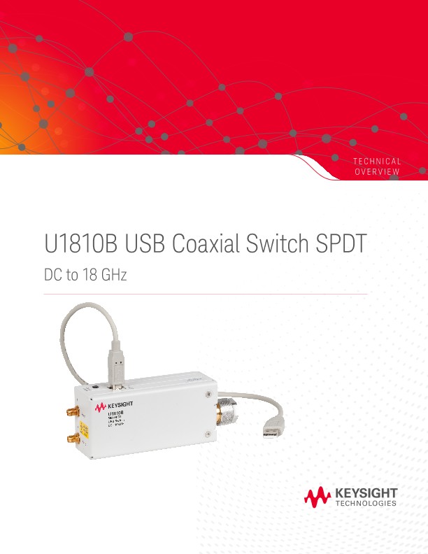 U1810B USB Coaxial Switch SPDT
