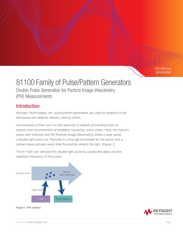 81100 Family of Pulse/Pattern Generators 