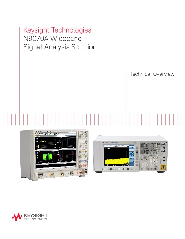 N9070A Wideband Signal Analysis Solution