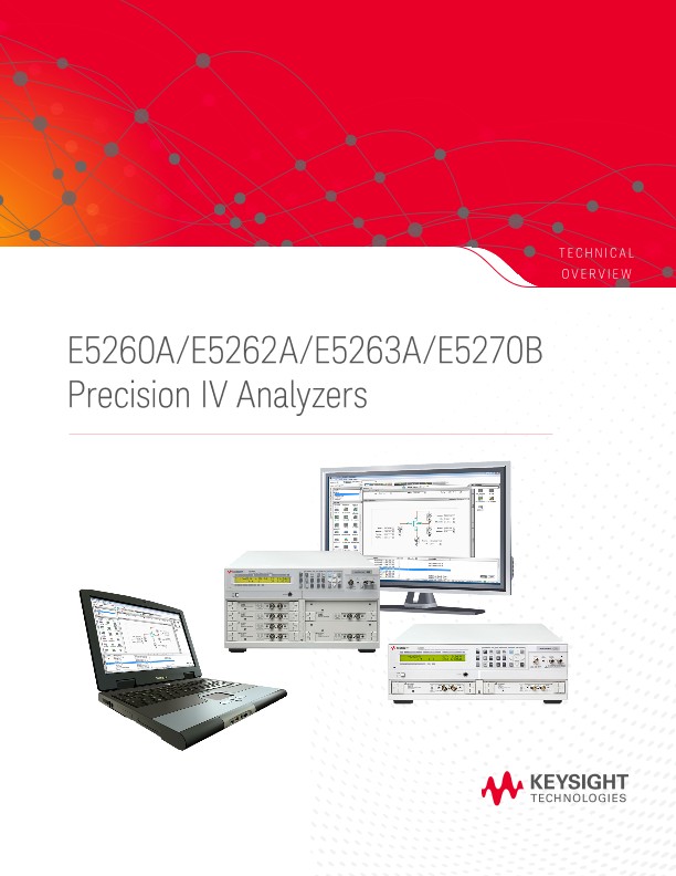 E5260A/E5262A/E5263A/E5270B Precision IV Analyzers