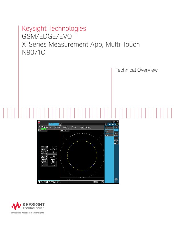 N9071C GSM/EDGE/EVO X-Series Measurement Application