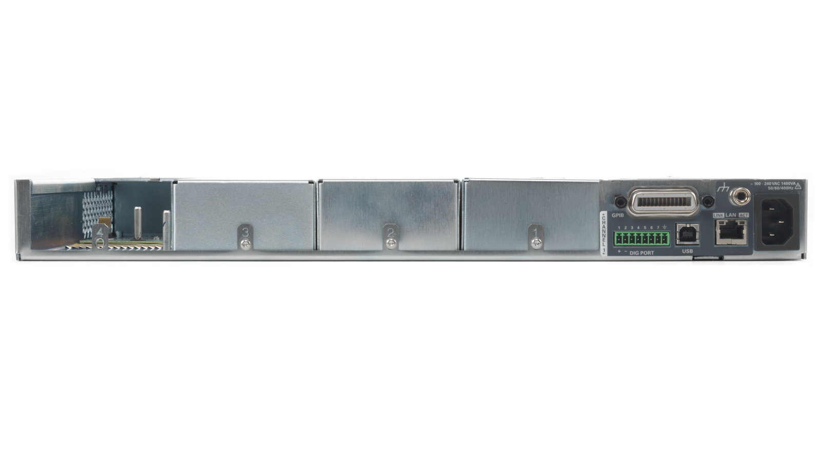 N6700 series modular power supply - Back panel