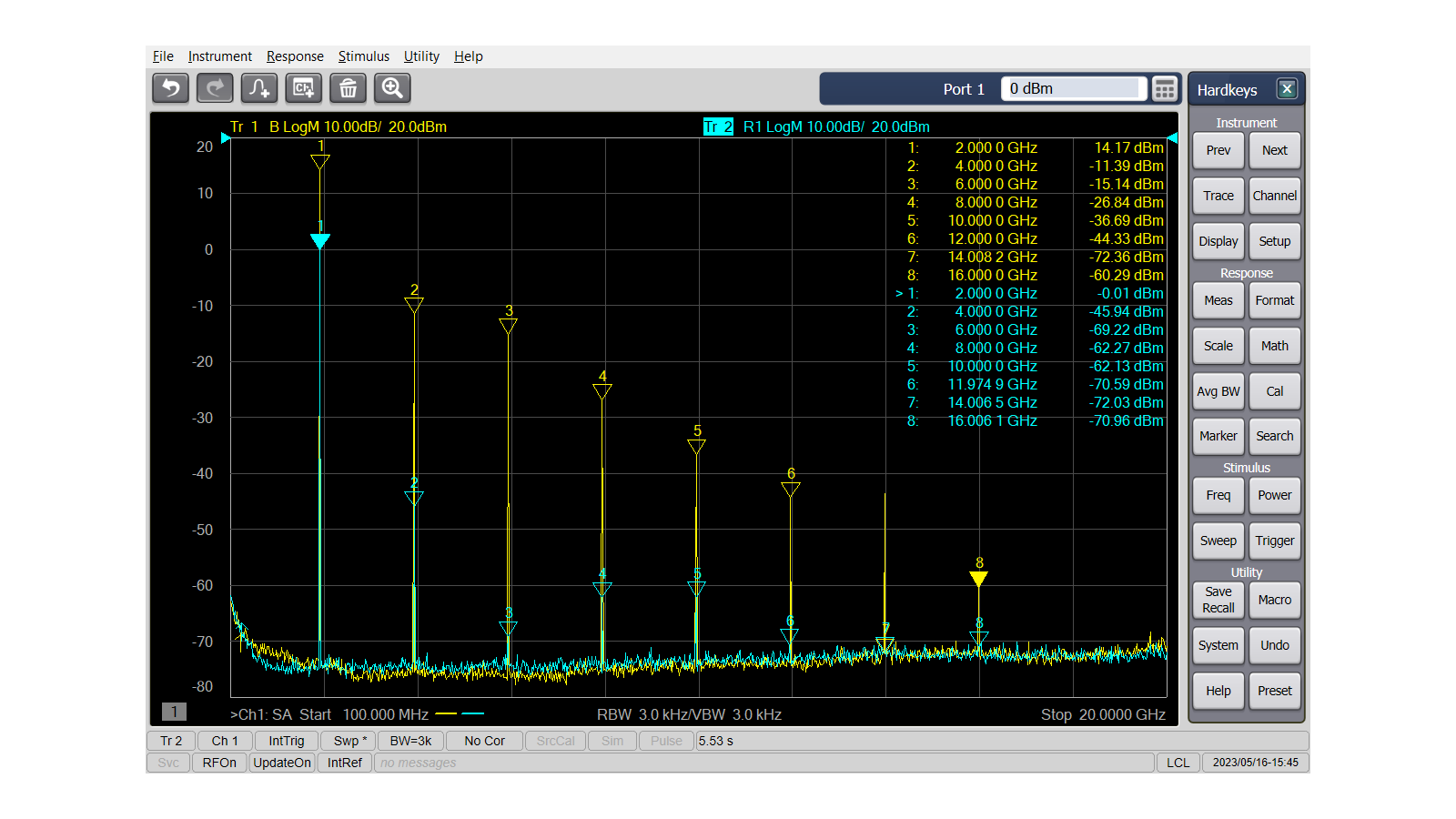 E5081A ENA-X network analyzer spectrum analysis application software 