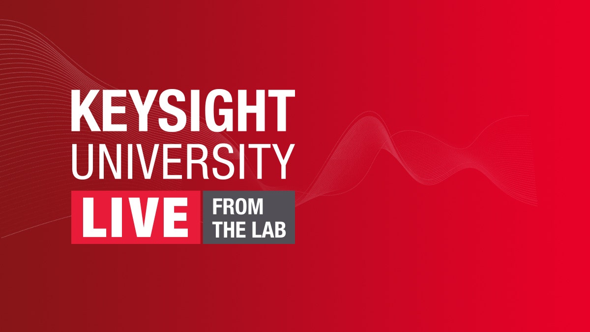 Keysight University Live Calendar of Events