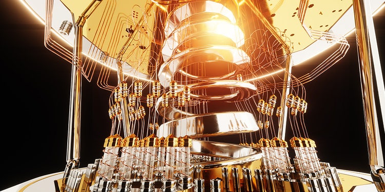 An image of quantum computer