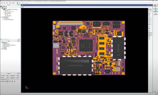 Xilinx evaluation board simulated with PathWave ADS