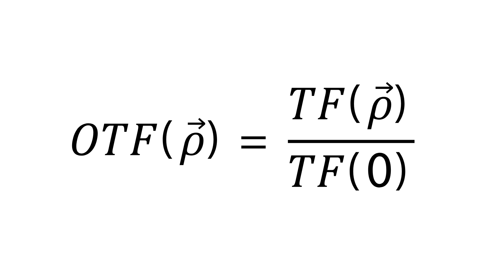 MTF-Formel