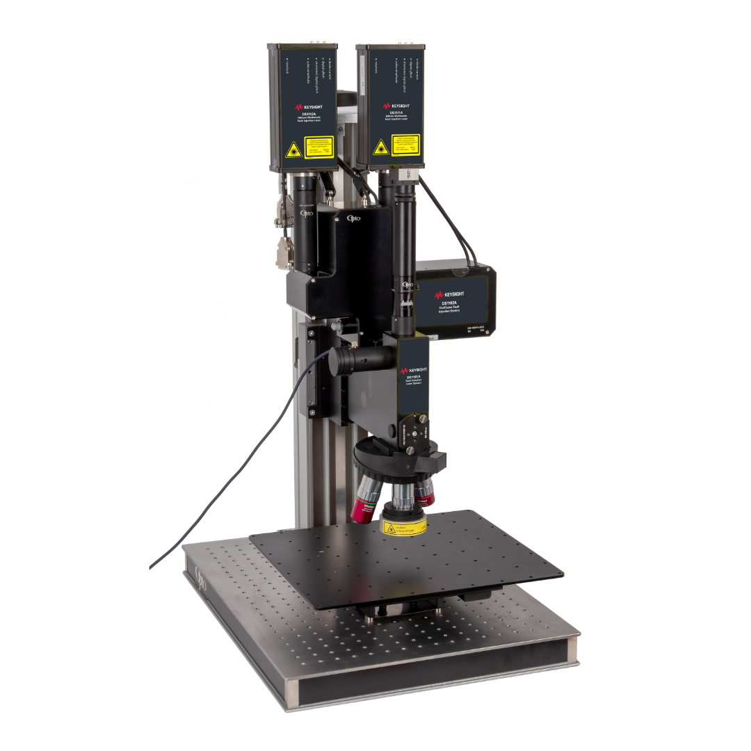 Hardware device with laser