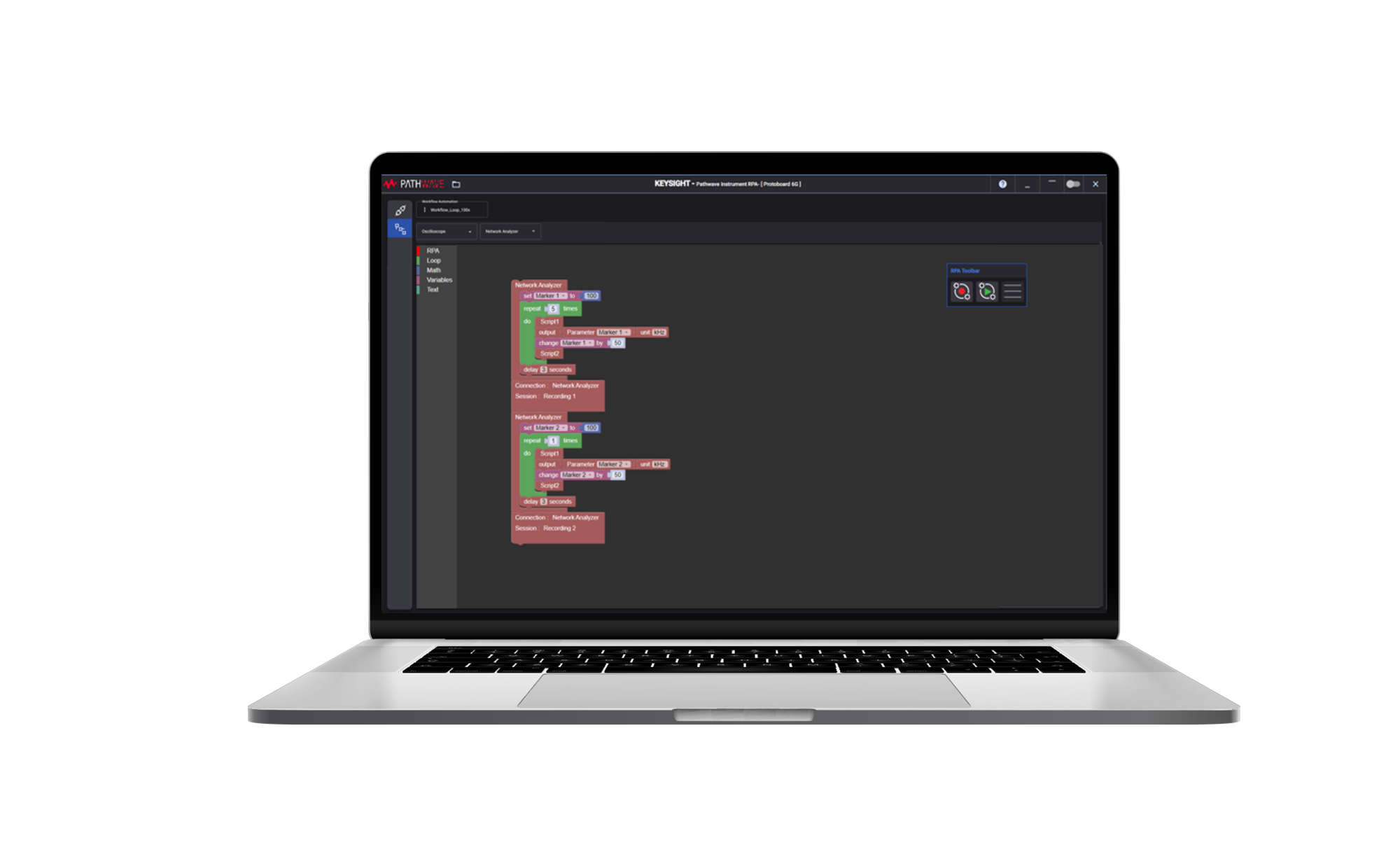 PathWave Instrument RPA Software