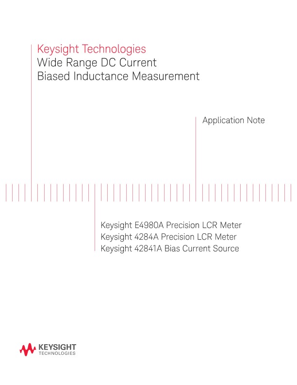 Wide Range DC Current Biased Inductance Measurement 
