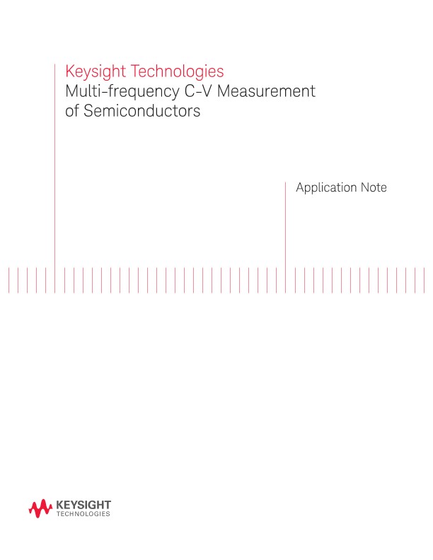 Low and High Frequency C-V Measurement of Semiconductors
