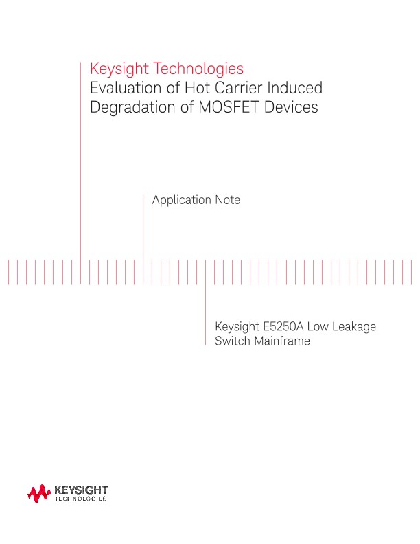 Evaluation of Hot Carrier Degradation of MOSFET Device