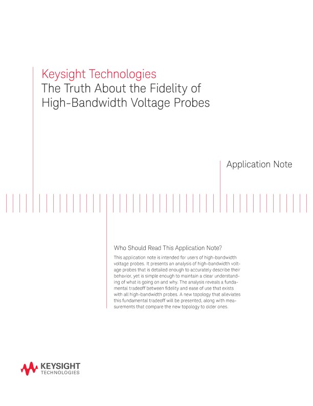 High-Bandwidth Fidelity of Voltage Probes