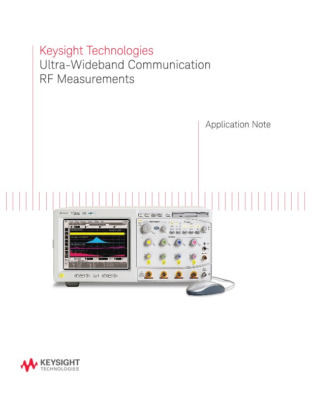 Ultra-Wideband (UWB) RF Communication Measurements