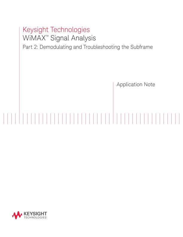 WiMAX Signal Analysis: Troubleshooting the Subframe – Part 2