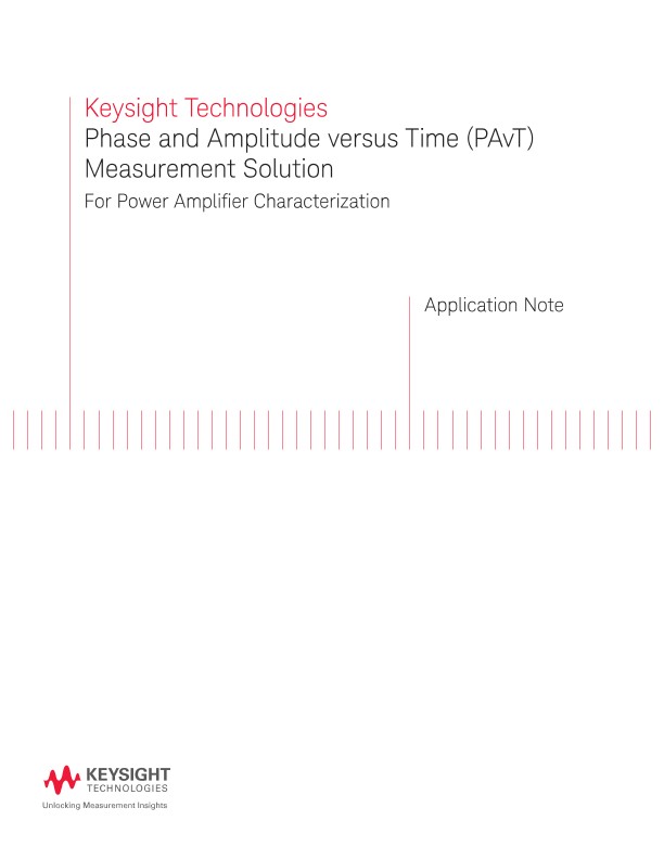 Phase and Amplitude versus Time (PAvT) Measurement