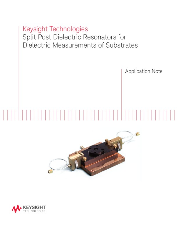 Split Post Dielectric Resonators for Dielectric Measurements