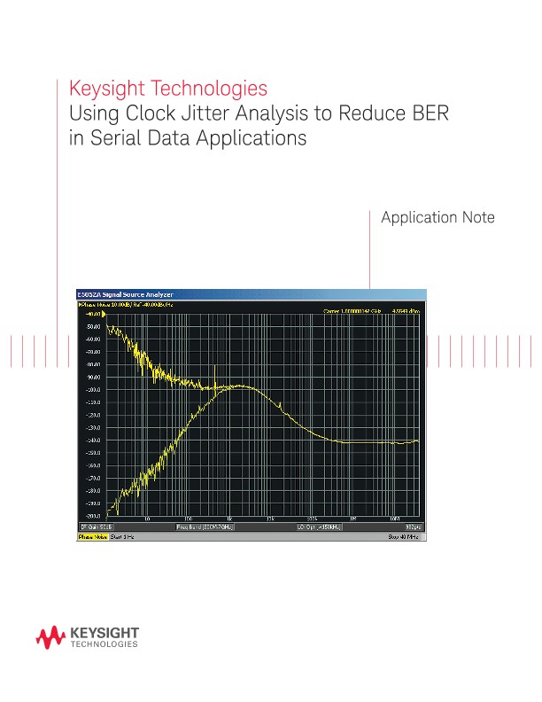 Using Clock Jitter Analysis to Reduce BER in Serial Data Applications