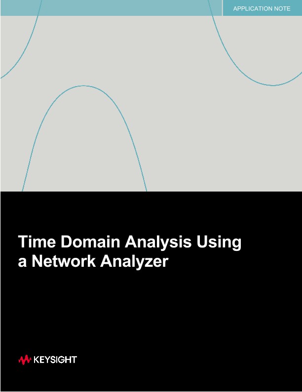Time Domain Analysis Using a Network Analyzer
