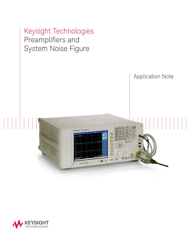 Preamplifiers and System Noise Figure PDF Asset Page | Keysight